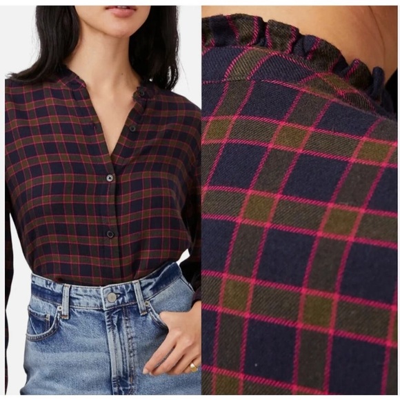 RAILS Andi Plaid Button Down Shirt Medium - Picture 5 of 11